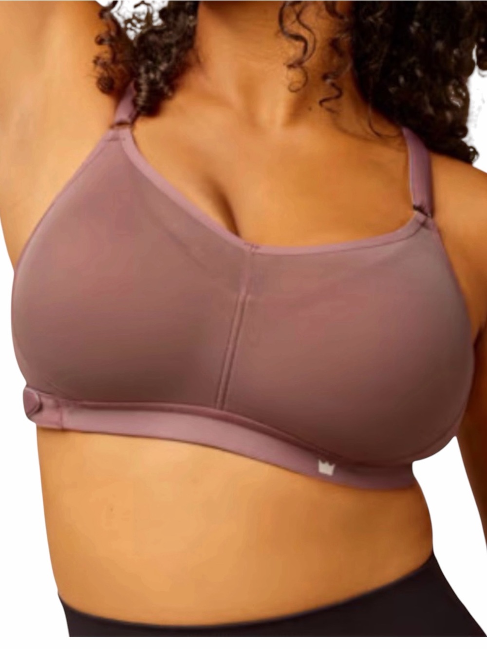 SHEFIT Full Coverage Fully Adjustable Bra in Rose Taupe Size 6Luxe US